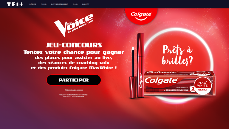 TF1 : Colgate s’associe à «The Voice» 