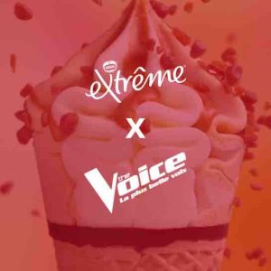 TF1 Live : la marque de glaces «Extrême» inaugure une campagne social media cross-plateformes autour de «The Voice»