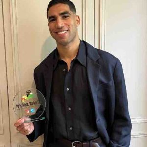 Achraf Hakimi (PSG - Maroc), lauréat du Prix Marc-Vivien Foé 2025