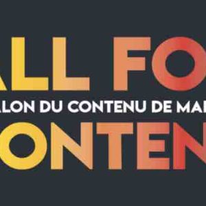 All For content : le programme se prépare !