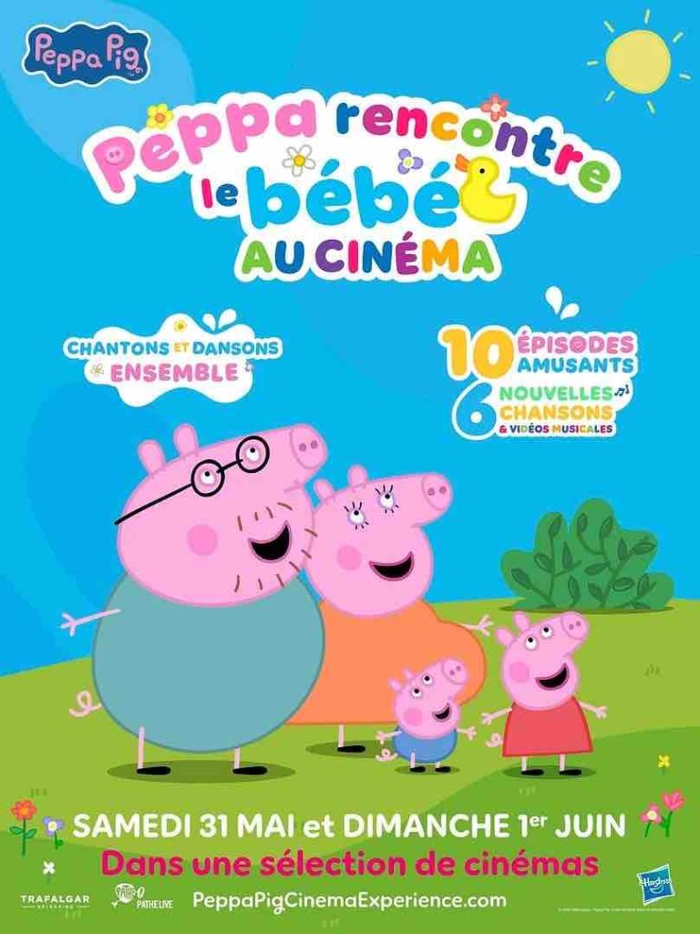 Hasbro France/ Pathé Live/ «Peppa Pig» : un week-end événement pour l’arrivée du bébé