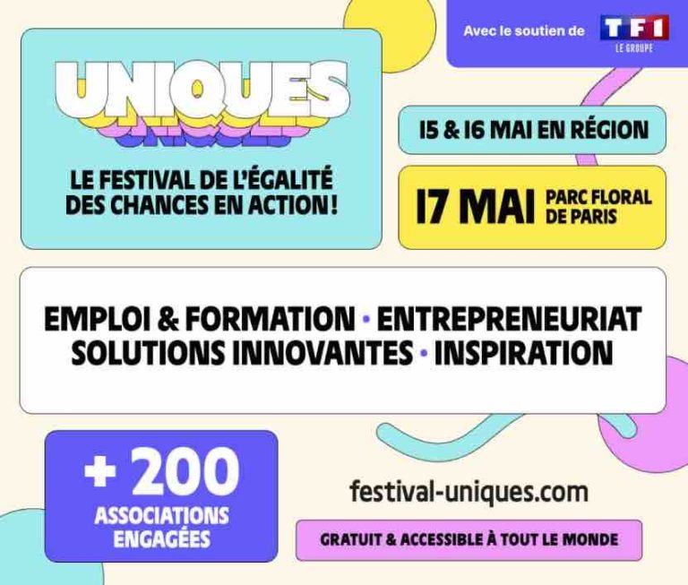 Le groupe TF1 partenaire de la première édition du festival UNIQUES