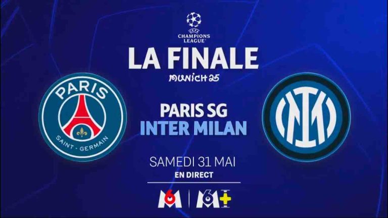 M6/ football/ Paris Saint-Germain- Inter Milan : la finale de la Ligue des Champions 2025, samedi 31 mai à 20h45