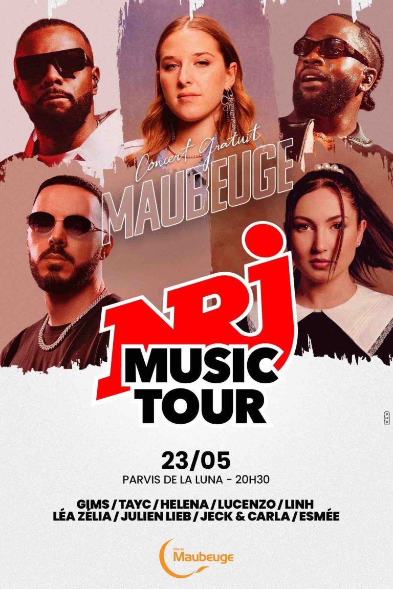 NRJ Music Tour à Maubeuge le 23 mai