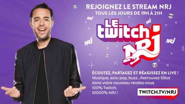 NRJ débarque sur Twitch du lundi au vendredi de 19h à 21h
