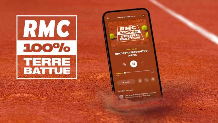 Roland-Garros 2025 : le tournoi en intégralité sur la radio digitale RMC «100% Terre Battue»