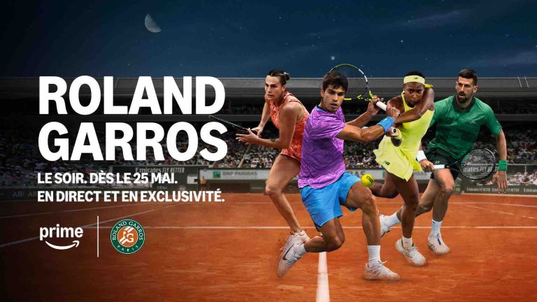 Roland-Garros de retour sur Prime Video du 25 mai au 8 juin