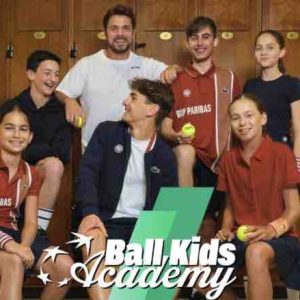 We Are Tennis by BNP Paribas : lancement de la Ball Kids Academy à Roland-Garros avec Stan Wawrinka