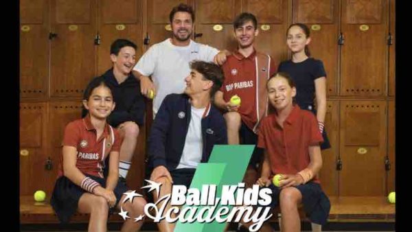 We Are Tennis by BNP Paribas : lancement de la Ball Kids Academy à Roland-Garros avec Stan Wawrinka