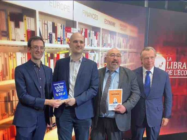 BFM Business/ Grand Prix du Livre Éco 2025: Jean-Charles Galli et Alexandre Stachtchenko récompensés pour «Bitcoin, le Choc Géopolitique»