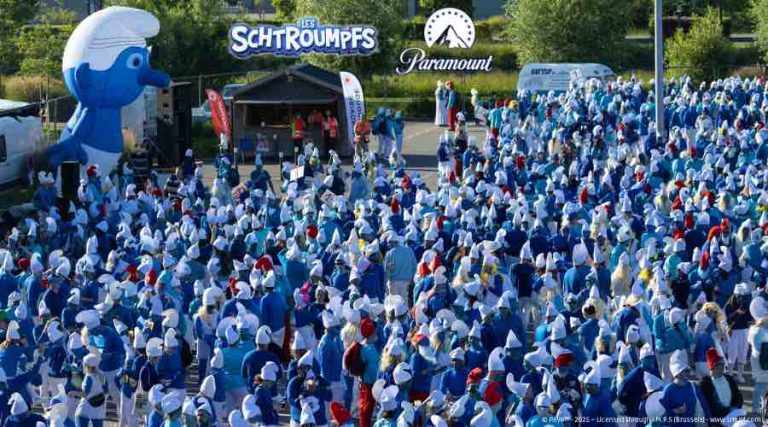TF1 Licensing : un record du monde pour les Schtroumpfs