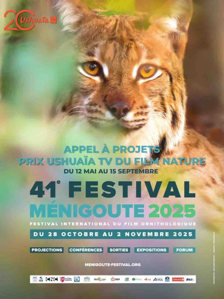 Ushuaïa TV/ 41ème Festival de Ménigoute : appel à projets du «Prix Ushuaïa TV du film nature» 2025 
