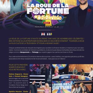 M6 : «La Roue de la Fortune - Célébrités» le 30 juillet à 21h10