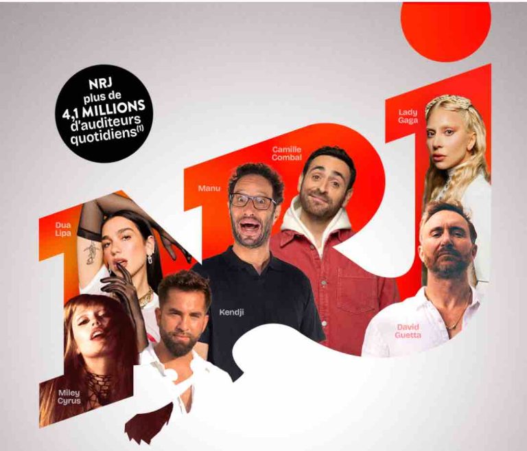 NRJ : 1ère radio de France sur les auditeurs de moins de 60 ans