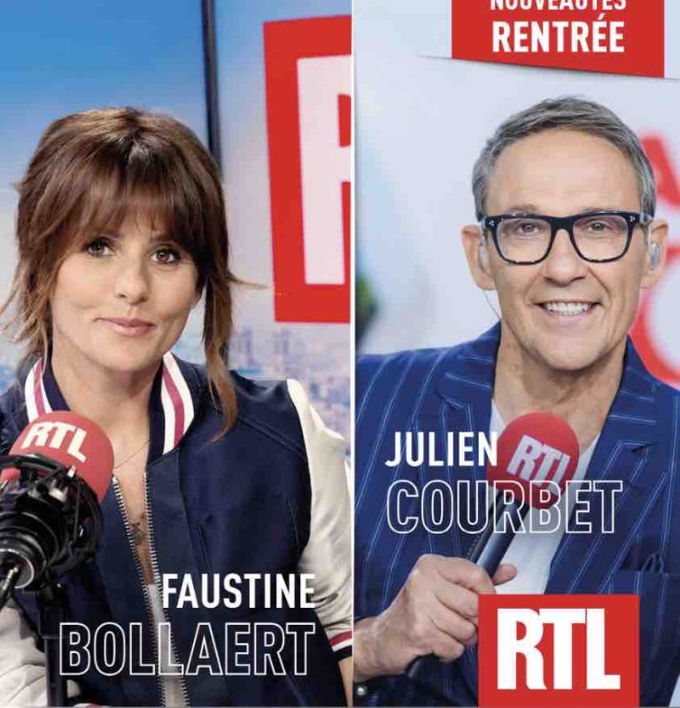 RTL : une nouvelle matinée dès le 25 août avec Faustine Bollaert, Julien Courbet et Alex Vizorek