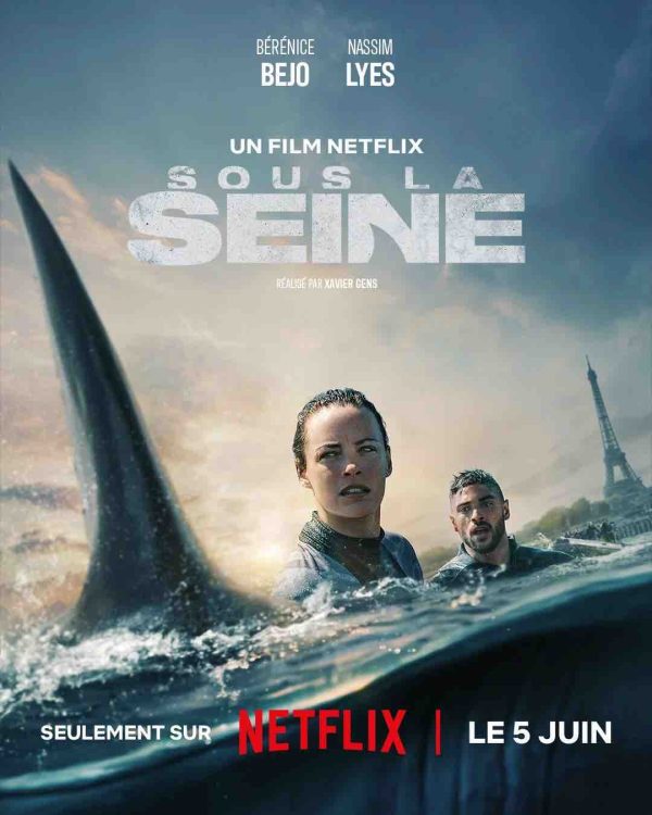 «Sous la Seine» domine le classement des films les plus consommés sur les plateformes de streaming payantes en 2024 en France