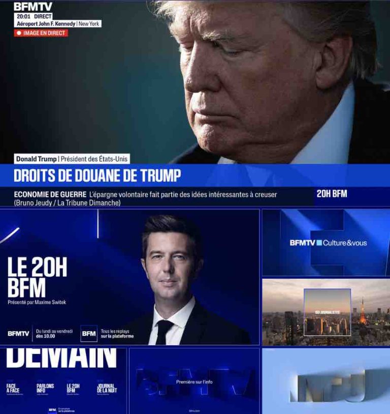 BFMTV fait peau neuve avec un nouvel habillage