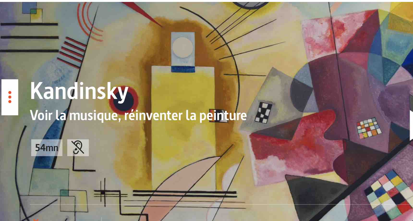 ARTE : le documentaire «Kandinsky - Voir la musique, réinventer la peinture» de Pierre-Henri Gibert et Adrien Minard le dimanche 26 octobre 2025 à 17h45