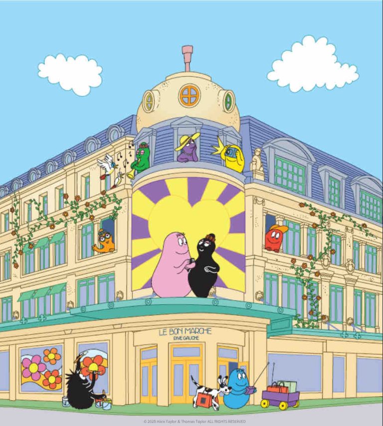 Barbapapa et Le Bon Marché Rive Gauche s’associent pour une collaboration exclusive