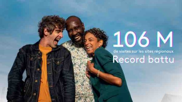 France 3 : audiences record des sites régionaux
