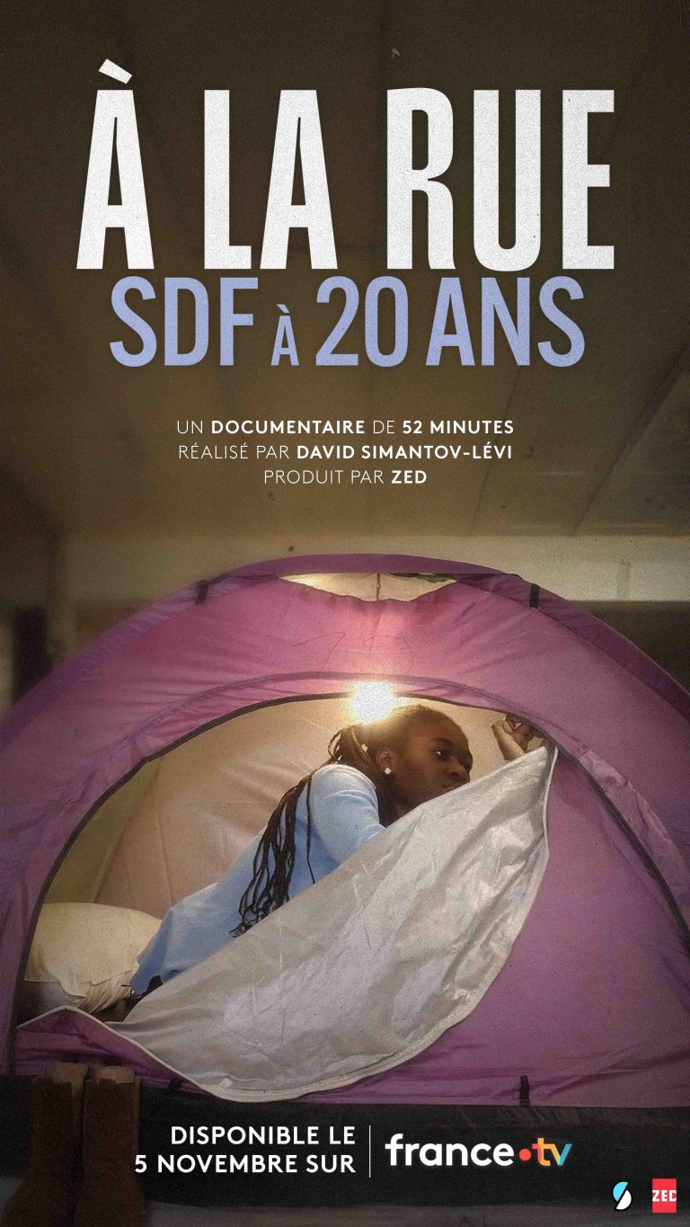 france.tv : «À la rue : SDF à 20 ans» le 5 novembre