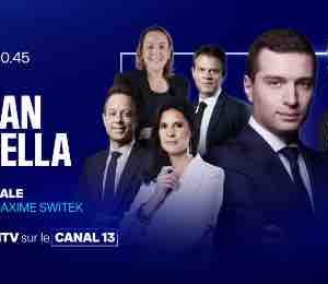 BFMTV : «FACE A BFM» avec Jordan Bardella ce mercredi 5 novembre à 20h45