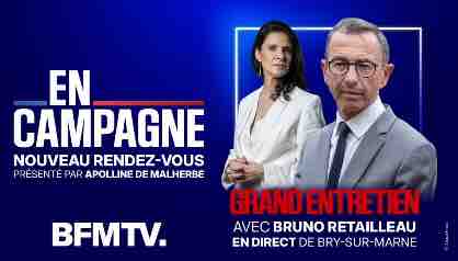 BFMTV lance un nouveau format événement «EN CAMPAGNE»