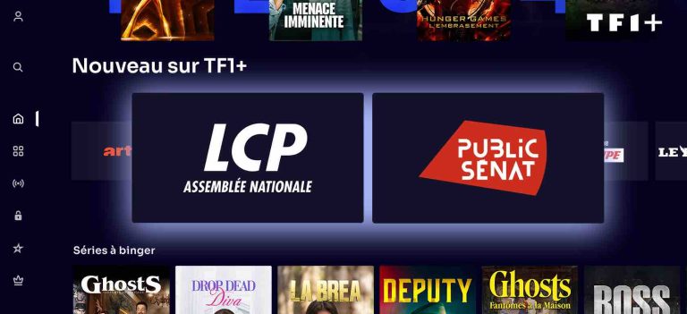 LCP-Assemblée nationale et Public Sénat désormais disponibles sur TF1+