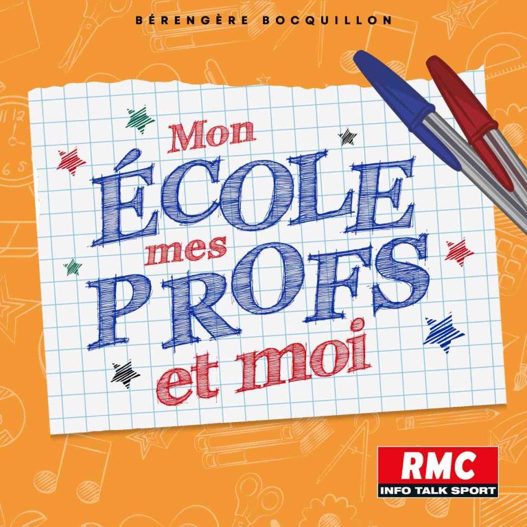 RMC lance son nouveau podcast «Mon école, mes profs et moi», animé par Bérengère Bocquillon