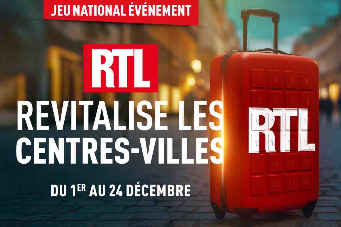 RTL revitalise les centres-villes avec un jeu événement du 1er au 24 décembre