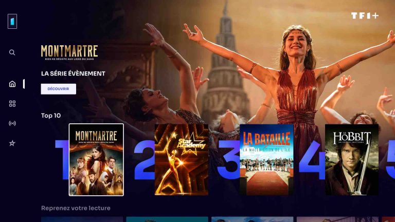 TF1+ leader du streaming gratuit en octobre