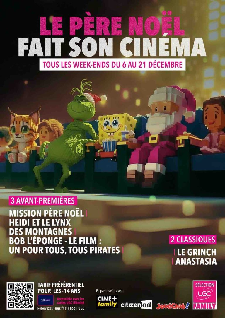 UGC : «LE PÈRE NOËL FAIT SON CINÉMA» de retour dans les cinémas UGC