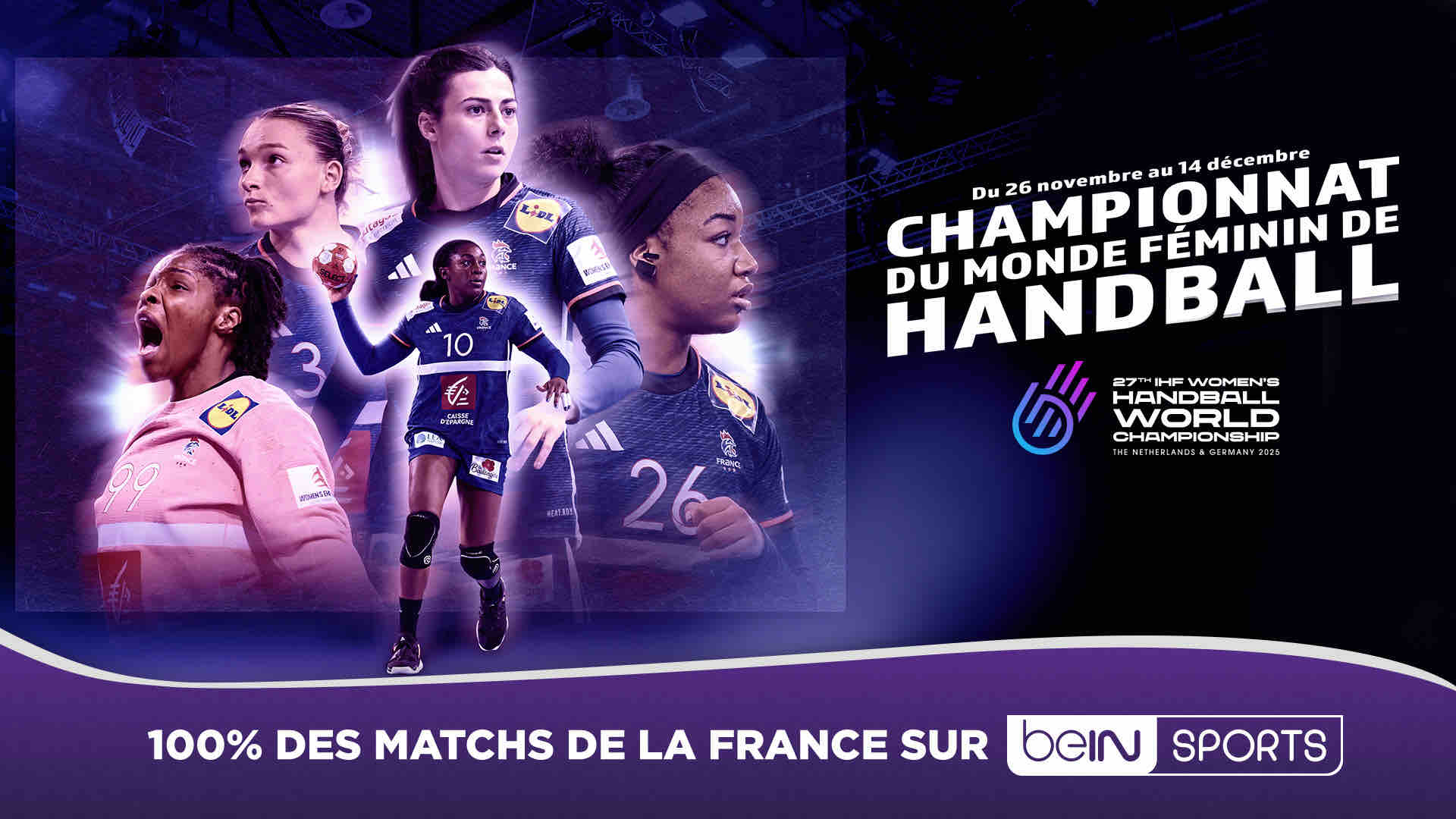 beIN SPORTS/ handball : le Mondial IHF 2025 dès le 26 novembre