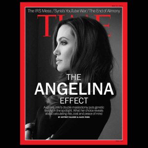 Angelina Jolie, icône de la lutte contre le cancer, à la Une du lancement de «Time France»