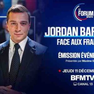 BFMTV : record historique d’audiences pour «LE FORUM BFMTV: Jordan Bardella face aux Français» jeudi 11 décembre 