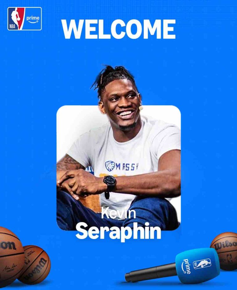 Kevin Séraphin rejoint l’équipe de consultants de la NBA sur Prime