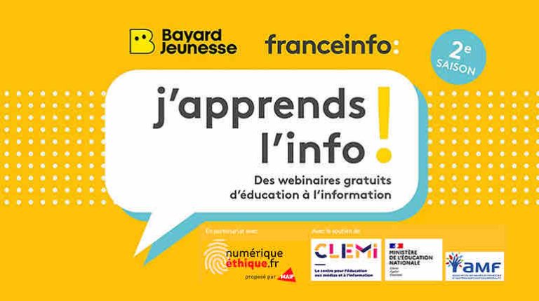 franceinfo/ Bayard Jeunesse : 275.000 élèves ont profité du programme «J’apprends l’info !»