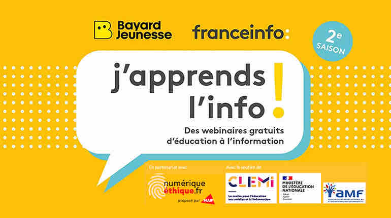 franceinfo/ Bayard Jeunesse : 275.000 élèves ont profité du programme «J’apprends l’info !»