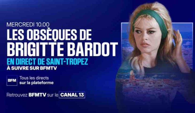 BFMTV : dispositif spécial pour les obsèques de Brigitte Bardot ce mercredi 7 janvier
