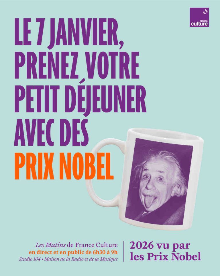 France Culture/ 2026 vu par les prix Nobel : une émission spéciale des «Matins» de Guillaume Erner mercredi 7 janvier