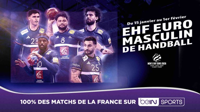 Handball/ EHF Euro masculin de handball 2026 : beIN SPORTS diffusera 100% des matchs de l’équipe de France