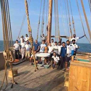 Le réseau OneWeb d’Eutelsat embarque l’Internet à bord du voilier engagé dans le projet historique Kaundinya de la marine indienne