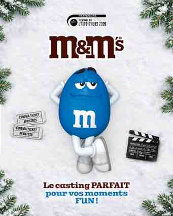 M&M’S devient partenaire officiel du Festival de l’Alpe d’Huez 2026