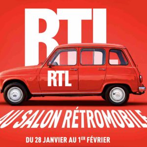 RTL partenaire du Salon Rétromobile