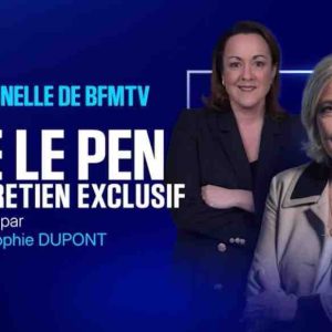 BFMTV : interview de Marine Le Pen ce 25 février à 21h00