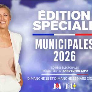 M6 : Anne-Sophie Lapix à la tête des éditions spéciales municipales 2026 les 15 et 22 mars à 19h40