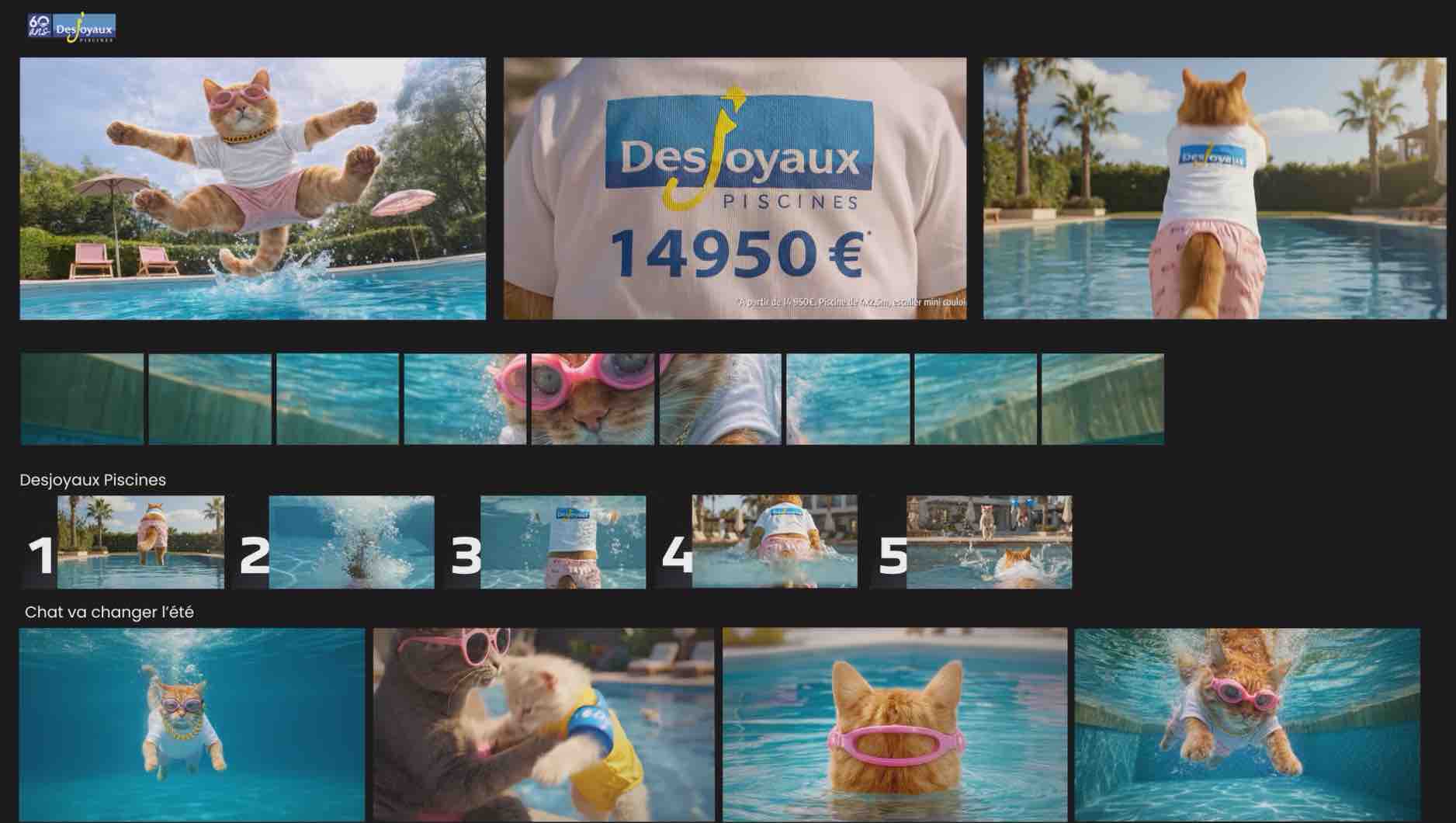 CANAL+ : l’écran d’accueil de l’appli aux couleurs de Desjoyaux