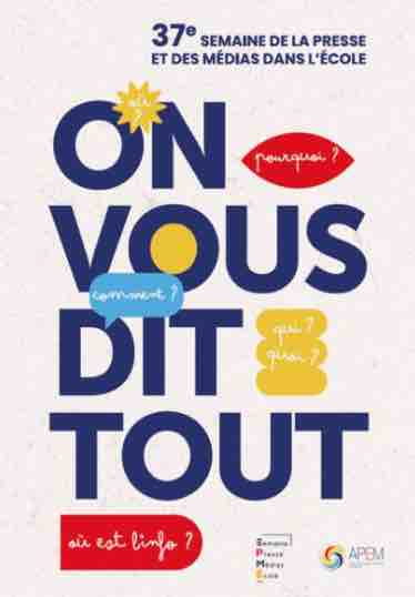 L’APEM lance la nouvelle édition de «On Vous Dit Tout !» pour la 37ème Semaine de la Presse