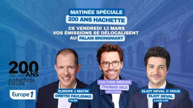 Europe 1 au Palais Brongniart à l’occasion des 200 ans d’Hachette Livre