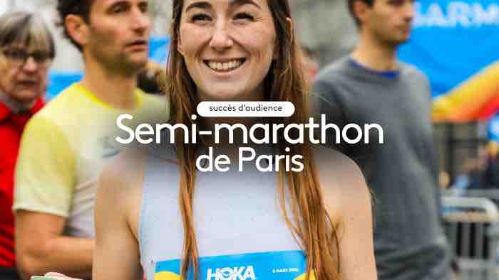France Télé / Semi-marathon de Paris 2026: record d’audience pour ICI Paris Île-de-France